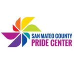 Logo for the San Mateo County Pride Center, an LGBTQ+ resource center in the San Francisco Bay Area.