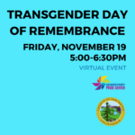 Transgender Day of Remembrance in San Mateo County.