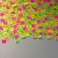Lots of sticky notes